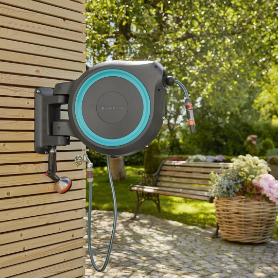 Bộ vòi tưới cây dây rút tự đông 35 mét Gardena 18630-20